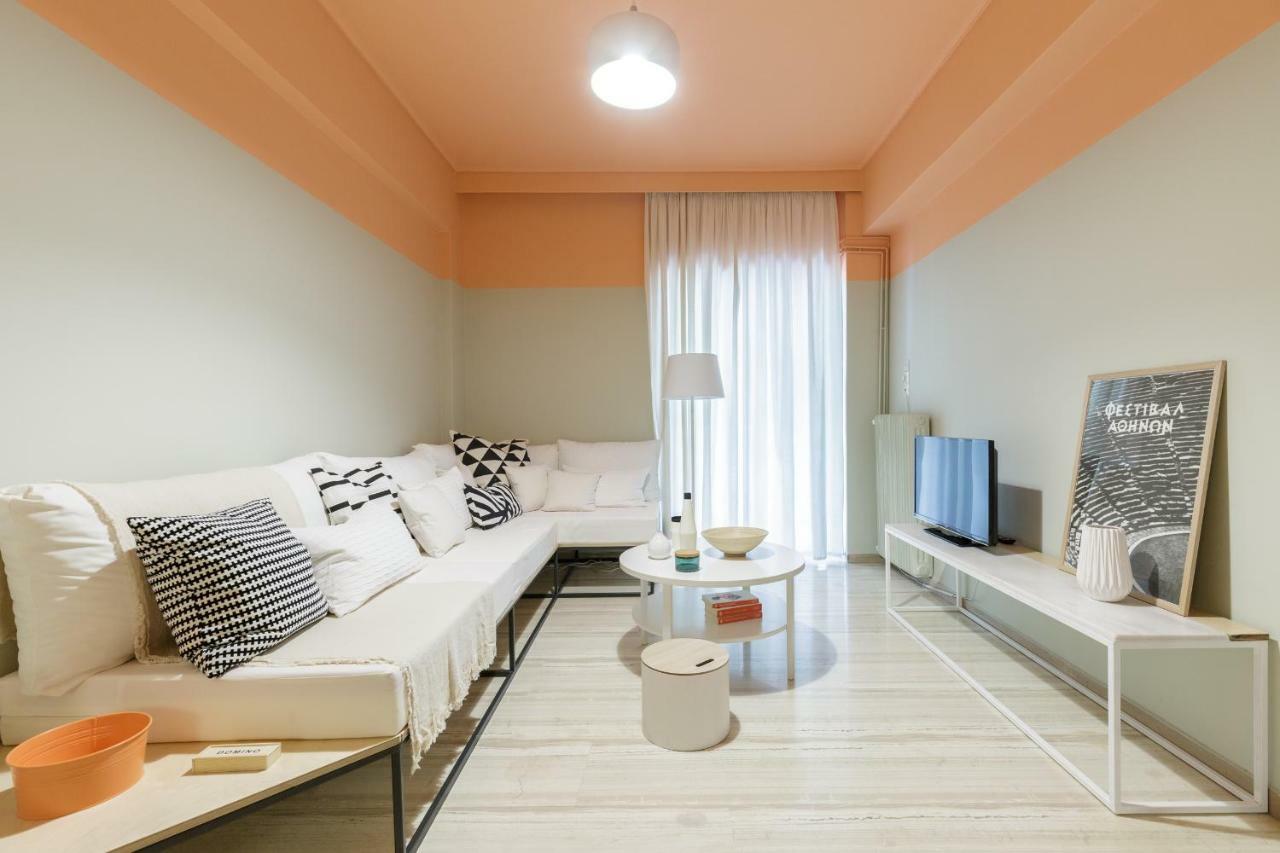 Elegant Coral Apartment Ateny Zewnętrze zdjęcie