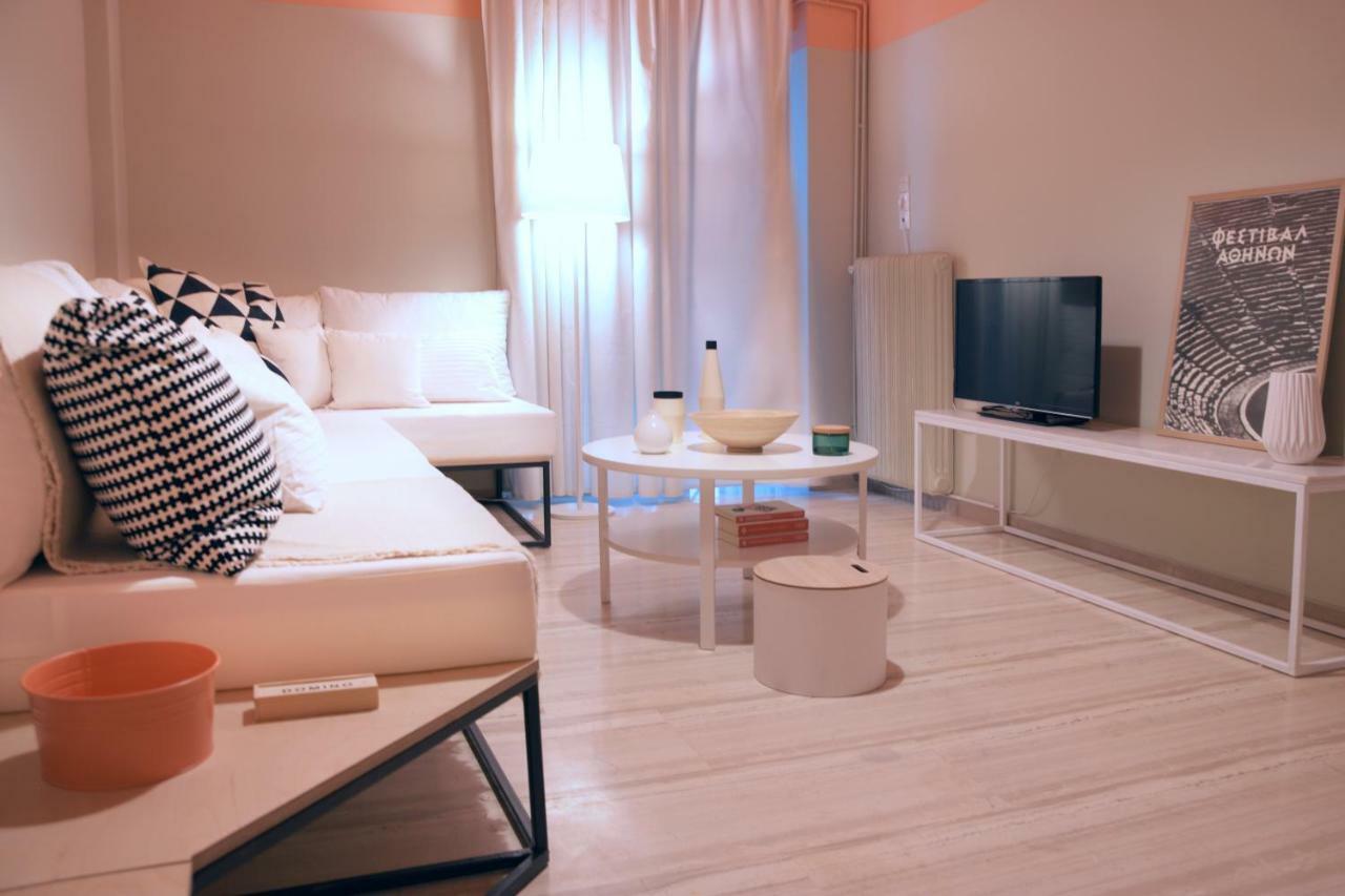 Elegant Coral Apartment Ateny Zewnętrze zdjęcie