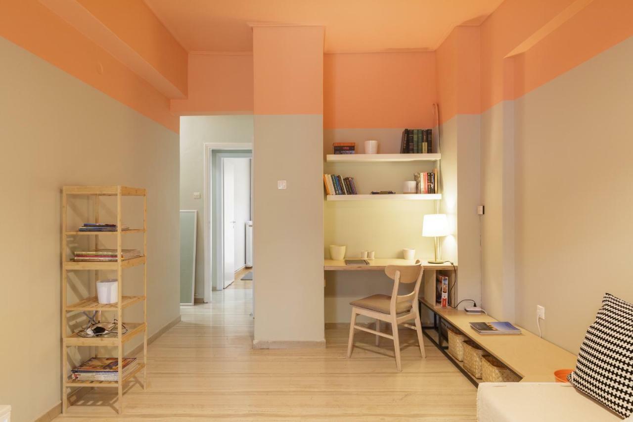 Elegant Coral Apartment Ateny Zewnętrze zdjęcie